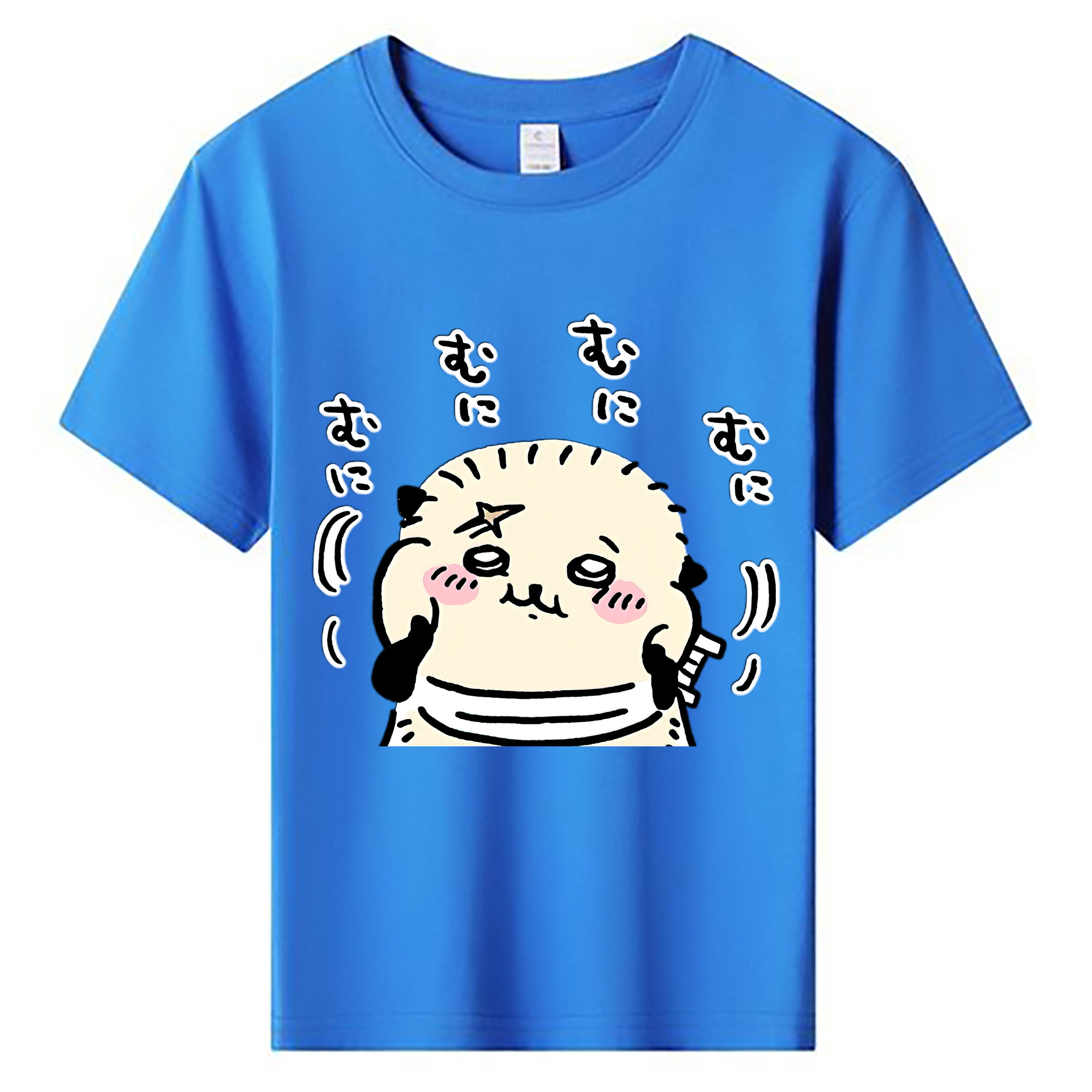 （画像用） ちいかわ ラッコ Chii-kawa Sea otter 綿100％キッズTシャツ（フロントプリント）